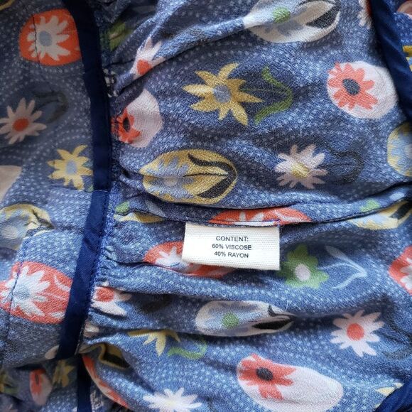 CeliaB Manatier Ruffled Tiered Embroidered Full Mini Skirt Large Multi Color - Picture 13 of 16